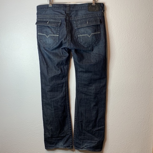 GUESS Blue Pasadena Straight Leg Jeans W36 L32 - Picture 2 of 6